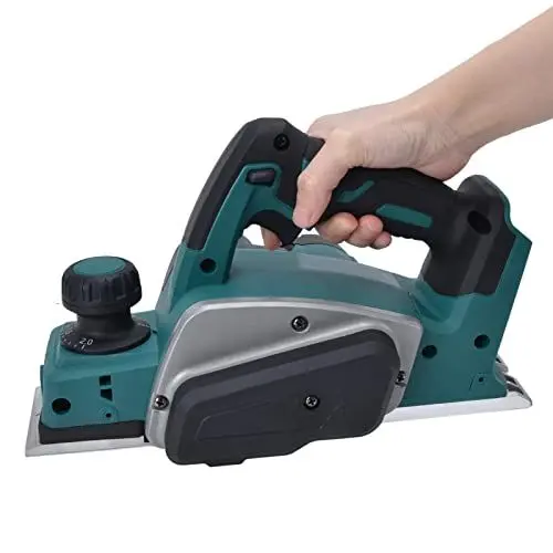 Produktbild: Hand-Elektrohobel, Kompakter Elektrohobel 21 V, 800 W, Einstellbare Tiefe, Sanfte Spanabfuhr, Hochglanzpolierte Grundplatte, Verschleißfestes Förderband, Edelstahlmaterial