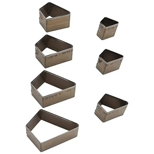 Produktbild: Handgefertigte Lederhandwerk-Anhängerform-Stanzform A43, Leder-Kunstwerkzeug, Rauten-Schneideform für Lederwaren