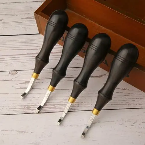Produktbild: Handgefertigte Lederwaren Bogengriff Kanten-Crimper Ein Kantenfaltenwerkzeug für Handwerker ​(2,5 mm)