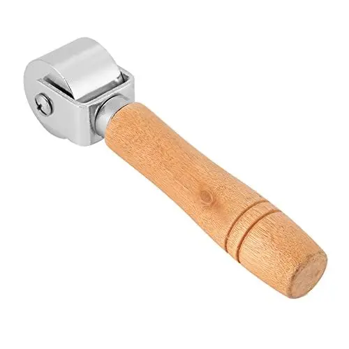 Produktbild: Handgefertigter Holzgriff aus Carbon, Lederwaren, Lederwerkzeuge, Stahl, Leder, Rollwerkzeug, Lederwerkzeuge (26MM)