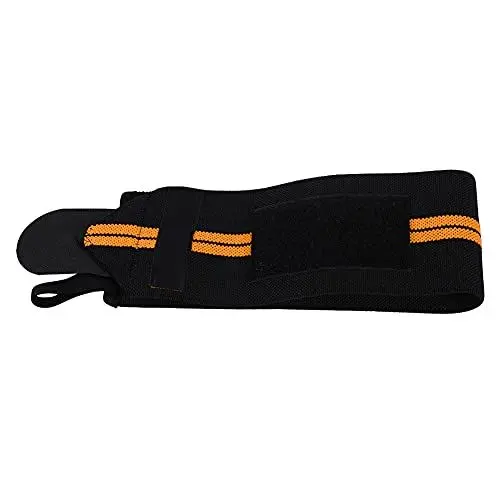 Produktbild: Handgelenkbandagen, Handgelenkbandage, Handgelenkbänder für Gewichtheben, Gym Reaper Handgelenkbandagen, Handgelenkbandage zur Unterstützung und zum Schutz des Handgelenks, Männer (schwarz mit orange)