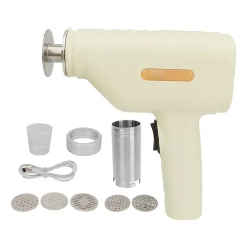 Produktbild: Handheld Elektrische Cordless Pasta Maker Automatische Pasta Nudeln Maker Haushalt Edelstahl Spaghetti Maker Maschine