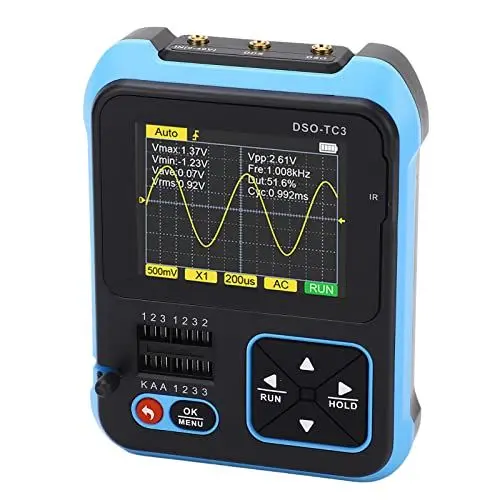 Produktbild: Handheld Oszilloskop DSO TC3 Digitalspeicher Oszilloskop Generator Multimeter für Kapazitäts und Widerstandsprüfungen (Standard)
