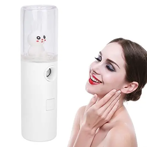 Produktbild: Handlicher Nano-Nebelsprüher, Tragbarer Gesichtsvernebler, USB-Mini-Gesichtsdampfer, Wimpernverlängerung, Nebelmaschine für die Augenpflege, Feuchtigkeitsspendend und Feuchtigkeitsspendend(Weiß)