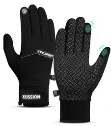 Produktbild: Handschuhe Herren Damen Winter Fahrrad Winterhandschuhe Touchscreen Fahrradhandschuhe Warm Skihandschuhe rutschfest Wasserdicht Radhandschuhe Winddichte Laufhandschuhe für Sport Arbeit Wandern XXL