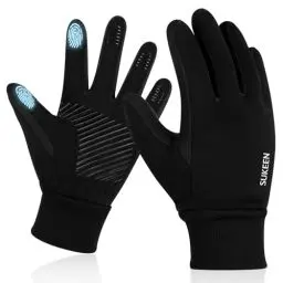 Produktbild: Handschuhe Kinder Softshell Winterhandschuhe Wasserdicht Warme Sporthandschuhe Kinder Reithandschuhe mit Anti-Rutsch Winddicht Fahrradhandschuhe Fleece Radhandschuhe Outdoor Sport für Jungen Mädchen