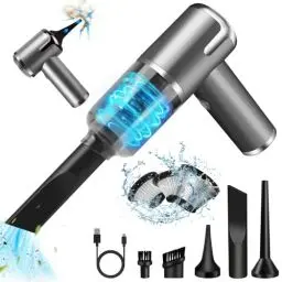 Produktbild: Zabatoco Handstaubsauger Auto Staubsauger, Akku Handstaubsauger Kabellos Mini Autostaubsauger 2 in 1 Staubsauger & Gebläse, Aufladbar Tragbar Staubsauger für Auto, Büro Genutzt, Haus, Tierhaare