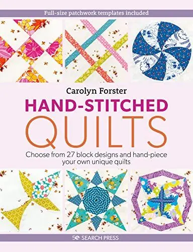 Produktbild: Hand-Stitched Quilts: Choose from 27 Block Designs and Hand-Piece Your Own Unique Quilts