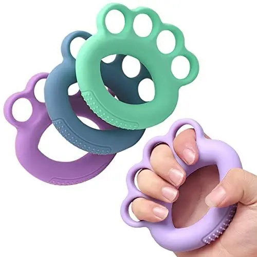 Produktbild: Handtrainer Fingertrainer Unterarmtrainer Griffkraft Hand Finger Handkraft Trainer Training Expander Gripper, 3 Stück