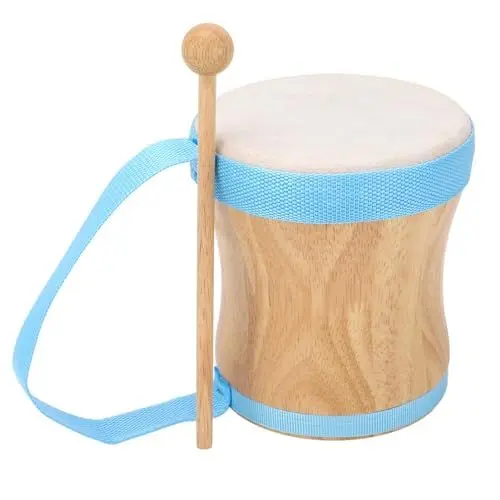 Produktbild: Handtrommel-Set, Conga-Trommel, Bongos-Trommel, Kleines und Leichtes Schlagzeug-Set mit Stick für Auftritte, Partys (BLUE)
