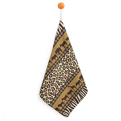 Produktbild: Handtuch Afrikanische Tiere Mit Hautmustern Handtücher Geschirrtuch Lanyard Design Für Badezimmer Küche Sport
