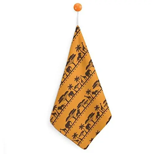Produktbild: Handtuch Afrikanisches Ethnomuster Handtücher Geschirrtuch Lanyard Design Für Badezimmer Küche Sport