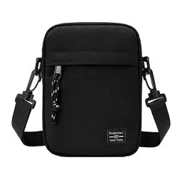 Produktbild: Handy Umhängetasche Herren Schwarz, Herrentasche zum Umhängen Klein, Wasserdichte Reißverschluss Handy Schultertasche Herren Handytasche mit Schulterriemen Handy Brieftasche Geldbörse Handtasche