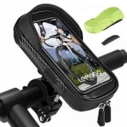 Produktbild: Handyhalterung Fahrrad Wasserdicht Handyhalter Motorrad 360°Drehbarem Fahrradhalterung Lenkertasche für 4.7-7 Zoll Smartphone mit Regenhaube Fahrradtasche Fahrradlenker Halter Tasche