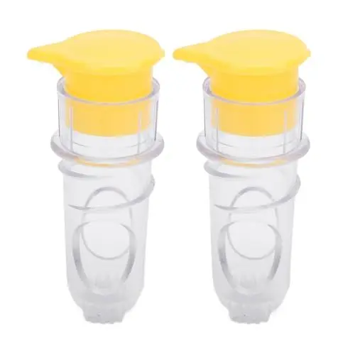 Produktbild: Handzitronen -Squeezer, 2pcs Tragbare Zitronen -Squeezer PP Abs Tragbare Arbeitspart Manuelle Zitronensaft für Limetten Zitrusfrüchte