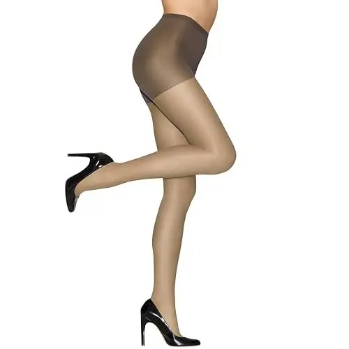 Produktbild: Hanes Alive Damenstrumpfhose, volle Unterstützung, Kontrolle, Town Taupe, 1er-Pack, A
