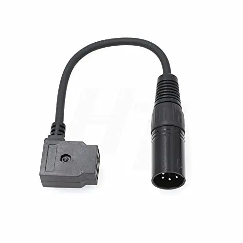 Produktbild: HangTon Block Batterie 12V XLR 4 Pin Stecker auf D-Tap P-TAP Buchse Netzteil Konverterkabel 8'' für Kameramonitor