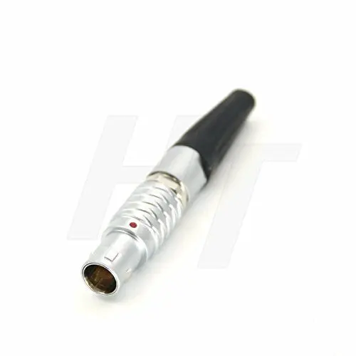 Produktbild: HangTon FGG 2 Pin 0B Stecker kreisförmig Push Pull Kabelstecker männlich Kontakt für ARRI RED DSMC Teradek SmallHD Tilta RS3 Kamera Monitor EVF Gimbal Power (2P, Stecker)