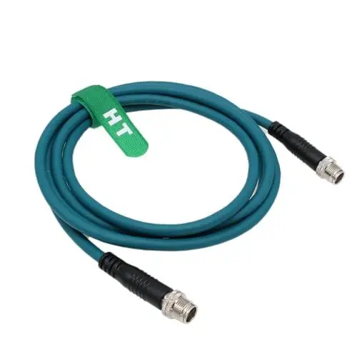 Produktbild: HangTon M12 8-Pin X-kodiert auf 8-Pol X-Coding Ethernet Cat6 Kabel für Cognex Industrial Sensor Kamera 3m