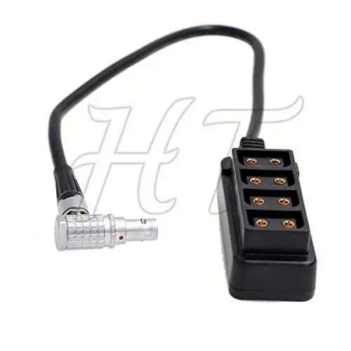 Produktbild: HangTon Right Angle 0B 2 Pin D-Tap 4 Port Outlet Power Splitter Adapter 24 Zoll für ARRI Alexa RED DSMC2 Kamera und Akku (30 cm, rechtwinklig 2 Pin)