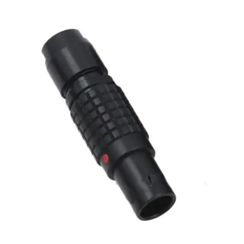 Produktbild: HangTon Schwarz 0B FGG 7 Pin Stecker Circular Push Pull Kabel Stecker Kompatibel für Lemo