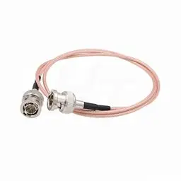 Produktbild: HangTon Superflexibler, dünner Kamera-Monitor, 3G, HD-SDI, Video, RF-Koaxialkabel, gerade, BNC auf BNC RG179, 75 Ohm (60 cm)