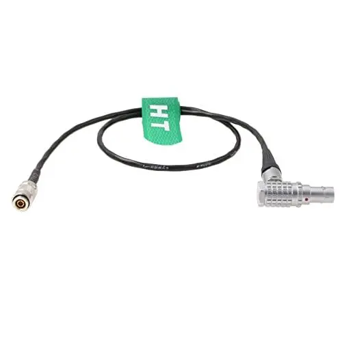 Produktbild: HangTon Timecode Kabel UltraSync ONE DIN1.0/2.3 auf 0B, 5-polig, rechtwinklig, für ARRI Alexa und rote Kamera (DIN auf 5 Pin abgewinkelt)