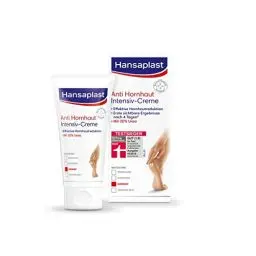 Produktbild: Hansaplast Anti Hornhaut Intensiv-Creme (75 ml), Fußcreme zum Hornhaut entfernen, feuchtigkeitsspendende Hornhaut Creme pflegt sehr trockene Haut mit Urea