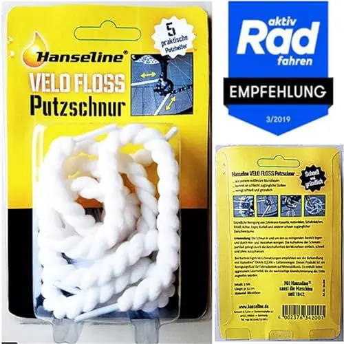 Produktbild: Hanseline Unisex – Erwachsene Putzschnur-03570801 Putzschnur, Schwarz, Einheitsgröße