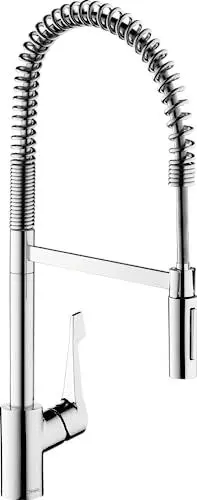 Produktbild: Hansgrohe Professional Cento XXL Küchen-Mischbatterie, sehr hoher Auslauf mit Schlauchbrause, Chrom, 14806000