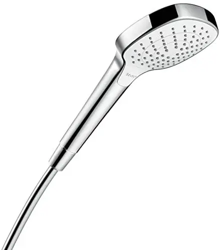 Produktbild: hansgrohe Croma Select E - Duschkopf, Handbrause mit 3 Strahlarten, Duschbrause (110 x 110 mm), Brausekopf mit Antikalk-Funktion, Chrom, 26812400