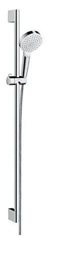 Produktbild: hansgrohe Crometta wassersparendes Duschset 0,90m, Weiß/Chrom