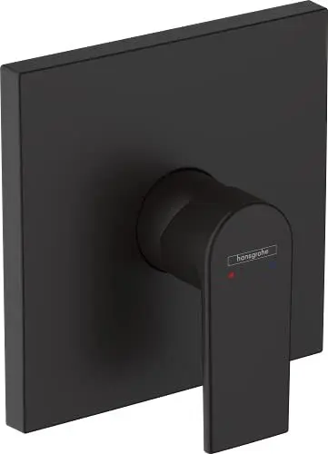 Produktbild: hansgrohe Duscharmatur Vernis Shape, Unterputz Brausebatterie für 1 Funktion, Mattschwarz