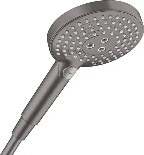 Produktbild: hansgrohe Duschkopf Raindance Select S 120 (Regendusche, 3 Strahlarten), Brushed Black Chrome