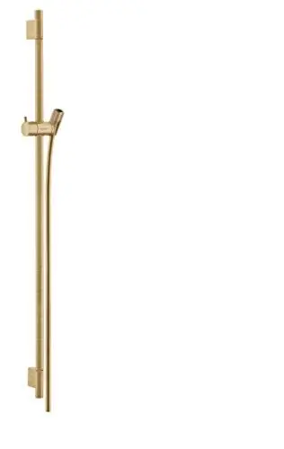 Produktbild: hansgrohe Duschstange Unica' S Puro 0,90m mit Brauseschlauch 1,60m, Brushed Bronze