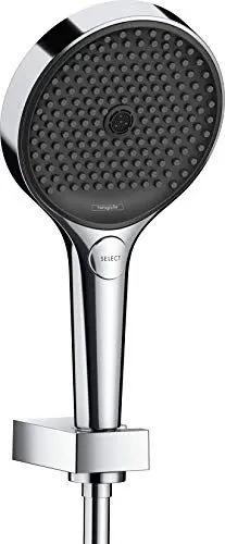 Produktbild: hansgrohe Duschsystem Rainfinity 130mm (Duschkopf, Schlauch 125cm, Halter, 3 Strahlarten) chrom