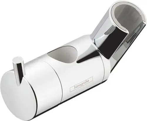 Produktbild: hansgrohe Schieber für Unica' S Puro Brausestange, Ersatzteil geeignet für Unica' S Puro Brausestangen, Ersatz Duschkopfhalterung, Chrom, 97651000