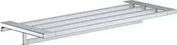 Produktbild: hansgrohe AddStoris - Handtuchablage mit Handtuchhalter, Badetuchhalter für Wandmontage, verdeckte Befestigung, Badezimmer Zubehör, Chrom, 41751000