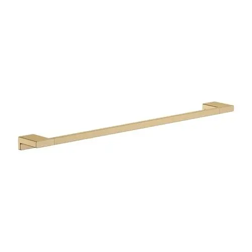 Produktbild: hansgrohe AddStoris - Badetuchhalter, Handtuchhalter für Wandmontage, verdeckte Befestigung, Badezimmer Zubehör, Brushed Bronze, 41747140