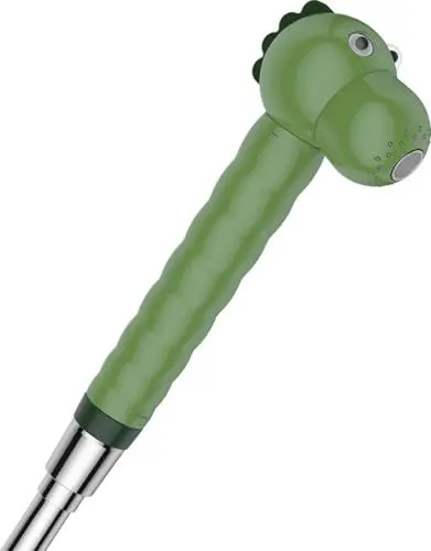 Produktbild: hansgrohe Kinderhandbrause Jocolino, Duschkopf für Kinder, 2 Strahlarten, Taufgeschenke, Geschenke zur Taufe, Krokodil, 1.00