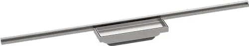 Produktbild: hansgrohe RainDrain Minimalistic - Fertigset Duschrinne, befliesbare Abflussrinne 900mm, Bodenablauf Dusche