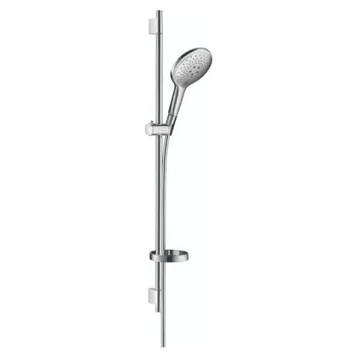 Produktbild: hansgrohe Raindance Select S 150 Duschset 0,90m, 3 Strahlarten mit Seifenablage, Chrom