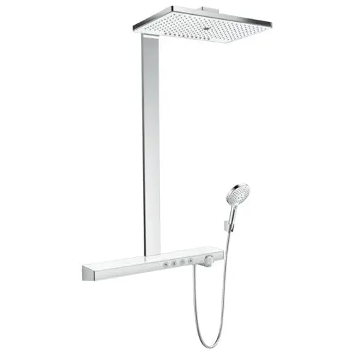 Produktbild: hansgrohe Rainmaker Select 460 Duschsystem, 3 Strahlarten, Weiß/Chrom