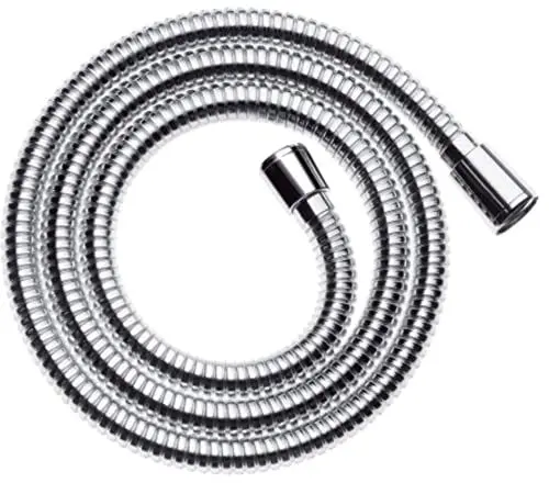 Produktbild: hansgrohe Sensoflex - universal Metall Duschschlauch 1,60 m, mit Verdrehschutz, flexibler Brauseschlauch mit Knickschutz, inkl. Dichtungsringe, Chrom, 28136000