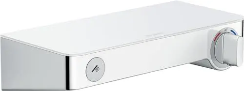 Produktbild: hansgrohe ShowerTablet Select 300 Aufputz Duschthermostat, für 1 Funktion, Weiß/Chrom
