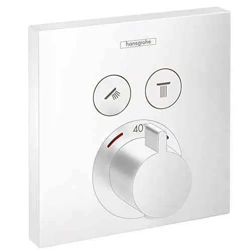 Produktbild: hansgrohe Unterputz Theromstat Shower Select, für 2 Funktionen, Mattweiß