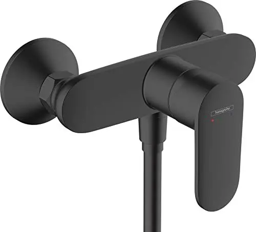 Produktbild: hansgrohe Vernis Blend - Duscharmatur Aufputz für 1 Verbraucher, Mischbatterie Dusche, Einhebelmischer, Mattschwarz, 71640670
