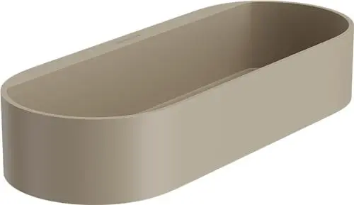 Produktbild: hansgrohe WallStoris Planet Edition - Ablagekorb, Duschablage ohne bohren, Duschkorb ohne bohren, Badezimmeraufbewahrung, Badezimmer Zubehör, Bad Accessoires, Sand, 28912210
