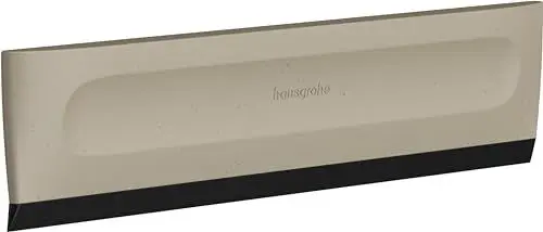 Produktbild: hansgrohe WallStoris Planet Edition - Duschabzieher, Abzieher Dusche, Glasabzieher, Fensterabzieher, Badezimmer Zubehör, Dusche Zubehör, Sand, 28913210