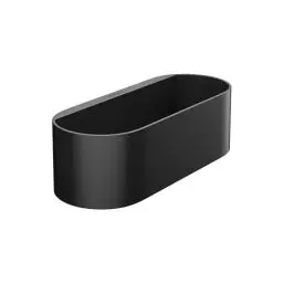 Produktbild: hansgrohe WallStoris - Ablagekorb tief, Duschablage ohne bohren, Duschkorb ohne bohren, Badezimmeraufbewahrung, Badezimmer Zubehör, Bad Accessoires, Mattschwarz, 27912670
